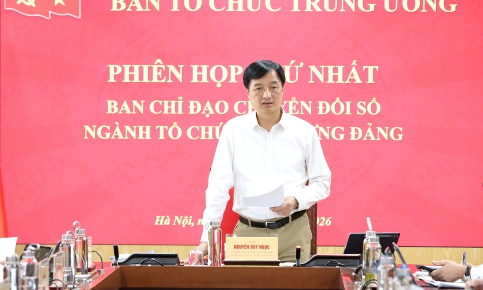 Phi&amp;#234;n họp thứ nhất Ban Chỉ đạo Chuyển đổi số Ng&amp;#224;nh Tổ chức X&amp;#226;y dựng Đảng